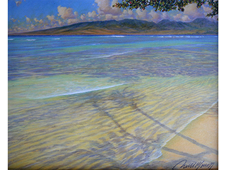 Low Tide Waikiki by Russell Lowrey Giclees