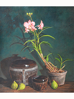 Rice Pot and Figs by Snowden Hodges