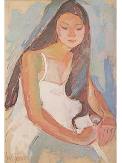 Young Chinese Girl by Madge Tennent (1889-1972)