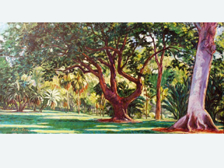 Tropical Almond (Foster Garden) by Arthur Johnsen (1952-2015)