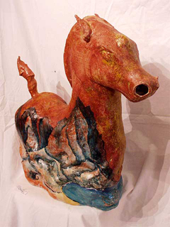 Horse With Landscape by Cary   Lathan (View 2)