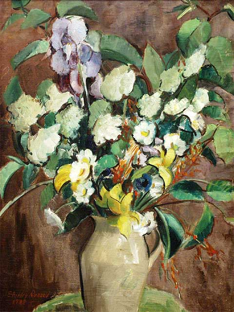 Floral by Shirley Russell (1886-1985)