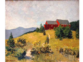 Red Barn (#40) by Peter Hayward (1905-1993)