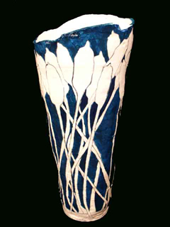 Cattail Vase by Cary   Lathan