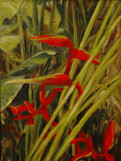Foster Gardens Heliconia by Sharon Sussman