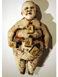 Ma-Jong Figure by Johannette  Rowley