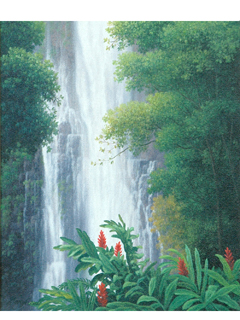 Wailua Falls, Maui by Gary Reed (1948-2015)
