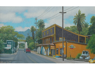 Haleiwa Bridge by Gary Reed (1948-2015)