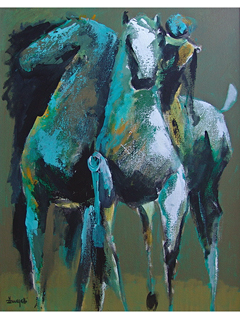 Equestre Verde by Luigi Fumagalli