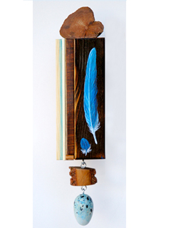 Woodchips:  Blue Bird by Lori Uyehara