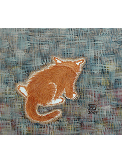 Red Cat by Barbara Farrell