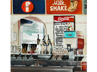 Elsie's Diner And Soda Shop, Old Hilo Town by Sandra Blazel