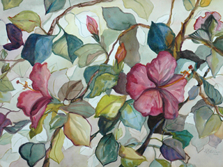 Hibiscus Showtime by Anne Irons