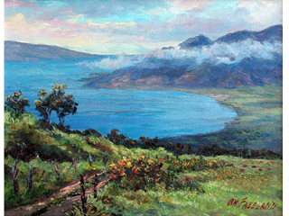 Kamaole Pastures, Kula by Betty Hay Freeland (1941-2023)