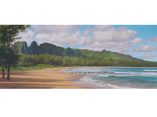 Anahola Beach by Gary Reed (1948-2015)