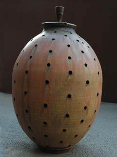 Tall Jar with Holes by Daven Hee