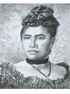 Queen Liliuokalani by Wayne Takazono