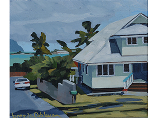 House Along The Bay 2 by Brenda Cablayan