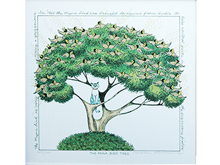 The Myna Bird Tree by Rosalie Prussing (1924-2011)
