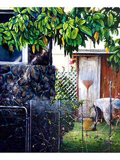 Ano Ano III (Working in the Yard) by Sandra Blazel