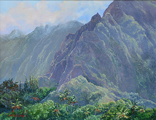 Drama of Windward Oahu by Betty Hay Freeland (1941-2023)