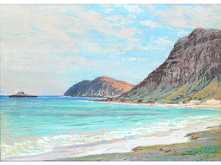 Waimanalo Beach Area by D. Howard Hitchcock (1861-1943)