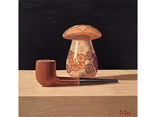 Mushroom and Pipe by Dexter Doi