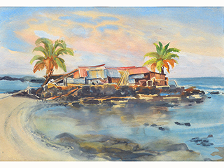 Island Home by Juanita Vitousek (1890-1988)