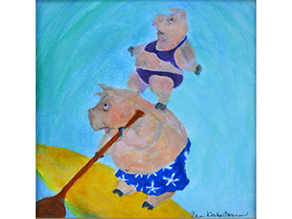 Piggy Back Rider by Ann Kondo Corum