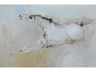 Horse (White on White) by John Young (1909-1997)