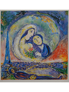 La Songe (Dreaming) by Marc  Chagall (1887-1985)