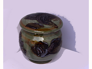Celadon Covered Jar by Paul Nash