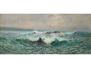 Seascape by D. Howard Hitchcock (1861-1943)