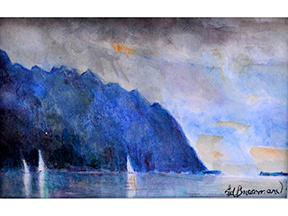 Sailing Kaneohe Bay by Edward Brennan