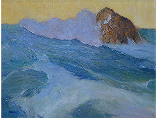 Crashing Wave by Fred  Salmon