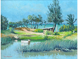 Fish Pond-Kahana Bay by Peter Hayward Trust Sale(1905-1993)