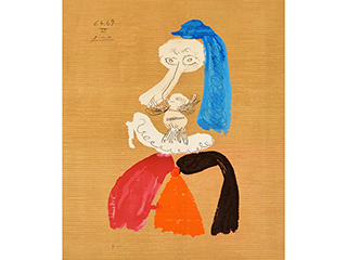 Imaginary Portrait 6.4.69.II by Pablo Picasso (1881-1973)
