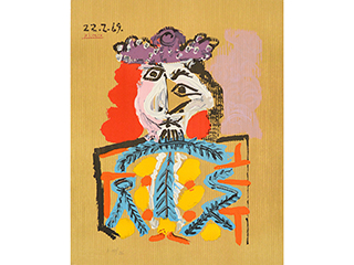 Imaginary Portrait 22.2.69 by Pablo Picasso (1881-1973)