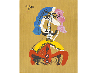Imaginary Portrait 12.3.69.I by Pablo Picasso (1881-1973)