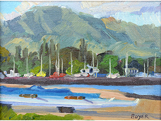 Haleiwa View Study by Lynne Boyer