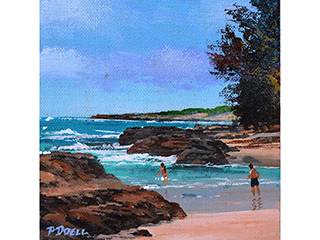 Quick Dip, Kahuku by Patrick Doell