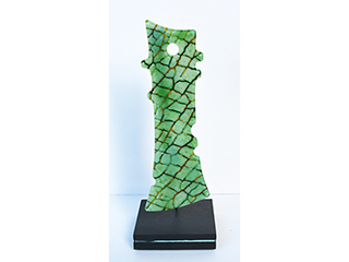 Jade Green Fissured Blade by Terry Savage
