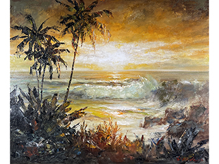 Sunrise Hana, Maui by Hajime Okuda (1906-1992)
