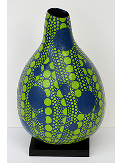 Polka Dot Gourd by Sandra Blazel