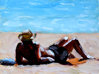 At the Beach - Afternoon Rest by Atsumi Yamamoto