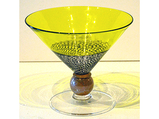 Martini Glass, Lime and Violet by Mark  Mitsuda