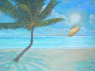 Lonely Palm by Russell Lowrey