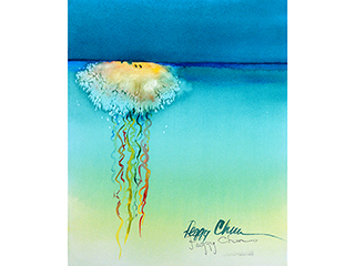 Jellyfish  by Peggy Chun (1946-2008)