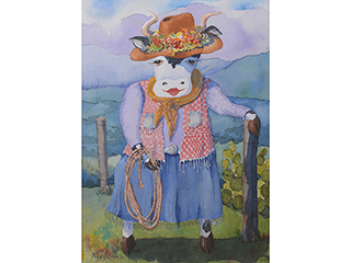 Cowgirl by Peggy Chun (1946-2008)