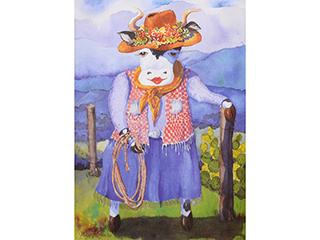 Cowgirl (Reproduction) by Peggy Chun (1946-2008)